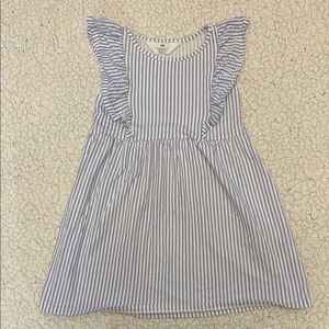 H&M girls striped dress size 5T/6